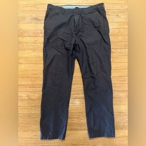 J. Crew charcoal pinstripe pants 33x30